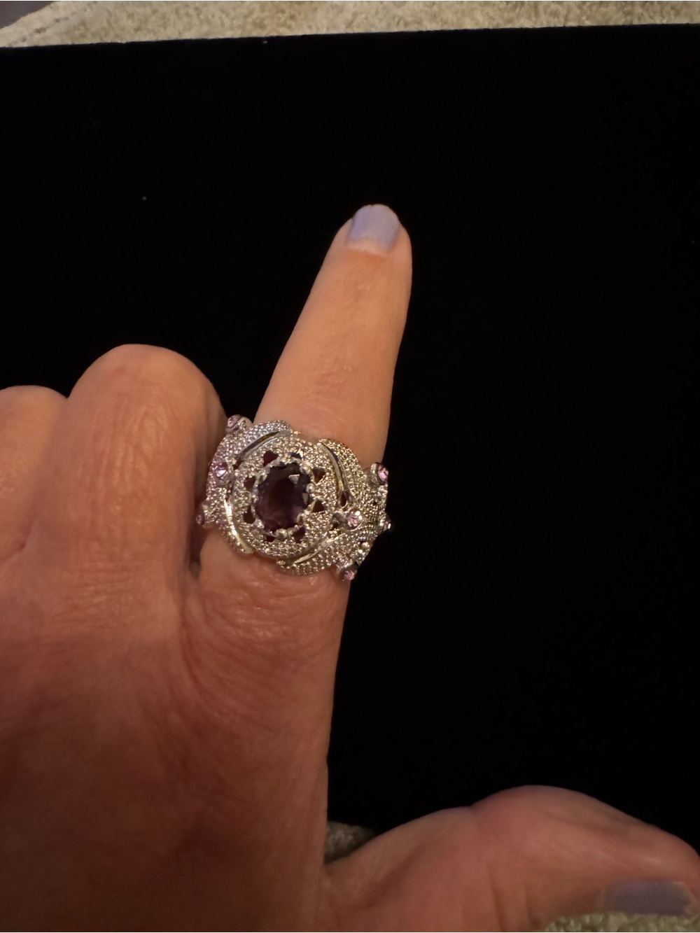 Purple ring